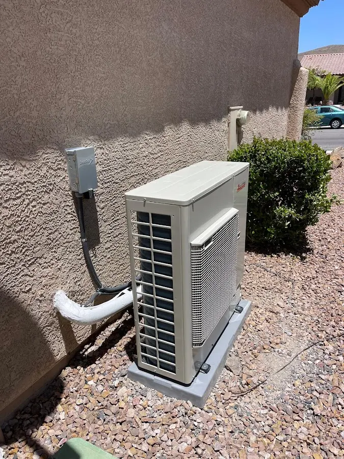Residential air conditioning condenser unit in Alhambra