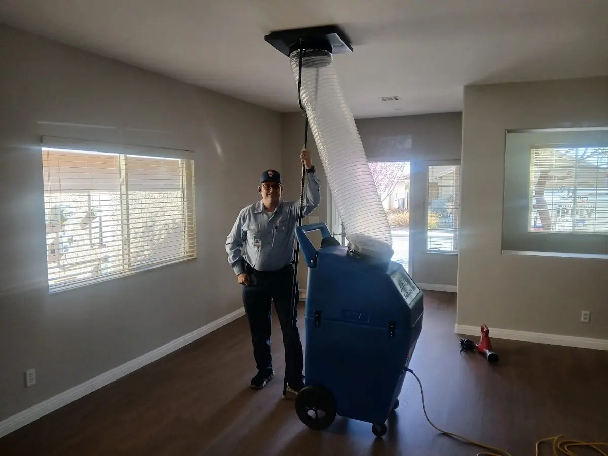 Professional Dryer Vent Cleaning work inside a Alhambra home